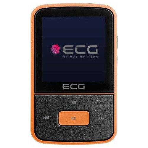 Ecg MP3 Player 8GB PMP 30, Black/narandžasta mp3 plejer Slike