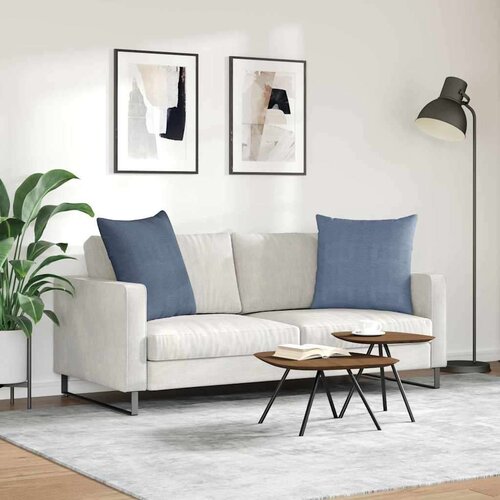 VidaXL jastučići za sofu 2 pcs plava 60 x 60 cm kordura tekstil Slike
