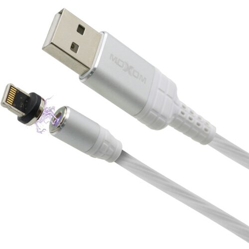 Moxom usb data kabal led flowing MX-CB67 lightning beli Cene