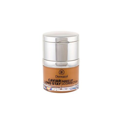 Dermacol Caviar Long Stay Make-Up &amp;amp; Corrector podlaga in korektor s kaviarjem 30 ml odtenek 5 Cappuccino Slike