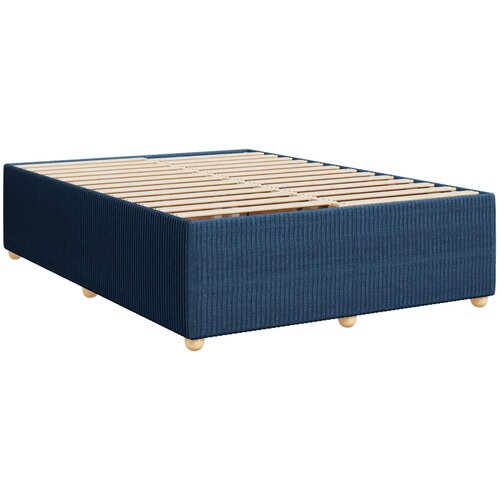  Boxspring krevet s madracem Plava 160 x 200 cm Tkanina Slike