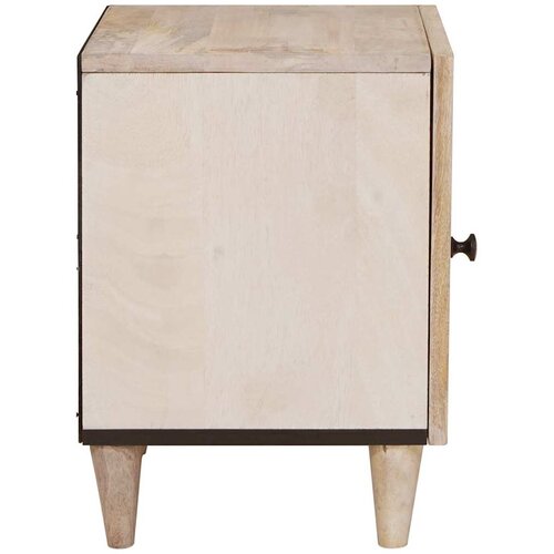  Noćni ormar 2 pcs Bijela 80 x 50 x 40 cm Konstruirano drvo Slike