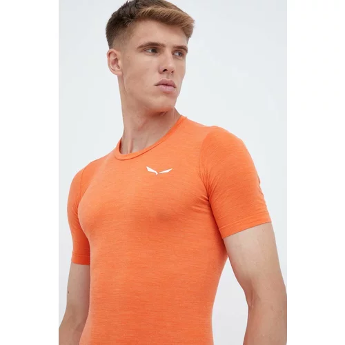 Salewa Funkcionalna kratka majica Zebru Fresh oranžna barva