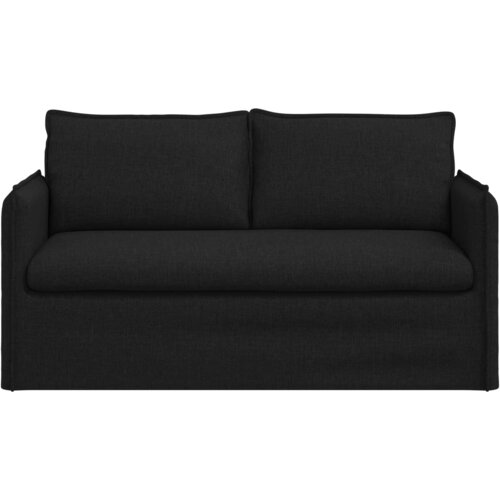 SOFA Crna 156 x 82 x 85 cm tkanina Slike