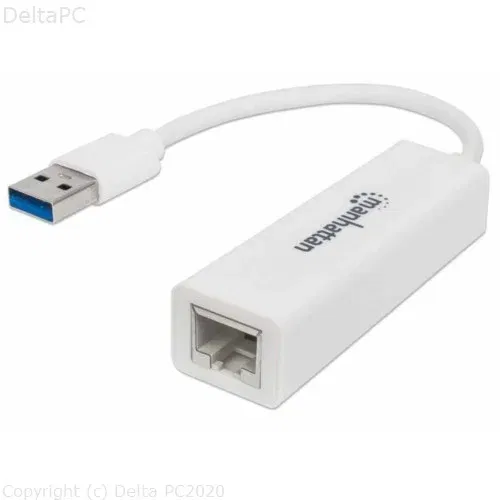 MH adapter USB-A 3.0 to RJ45 Gigabit bijeli