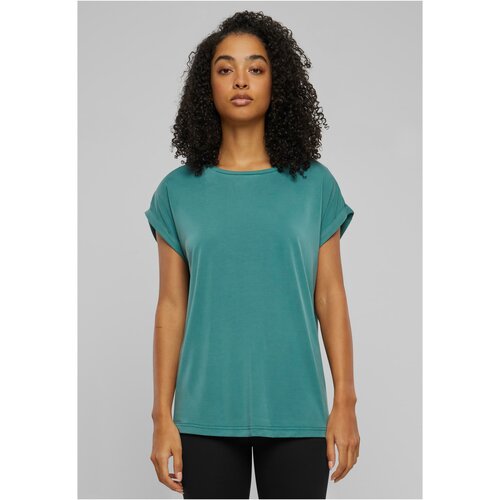 UC Ladies women's modal extended shoulder tee t-shirt - blue Slike