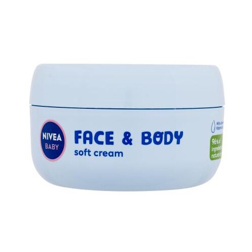 Nivea Baby Face &amp;amp; Body Soft Cream nježna krema za lice i tijelo 200 ml za otroke Slike