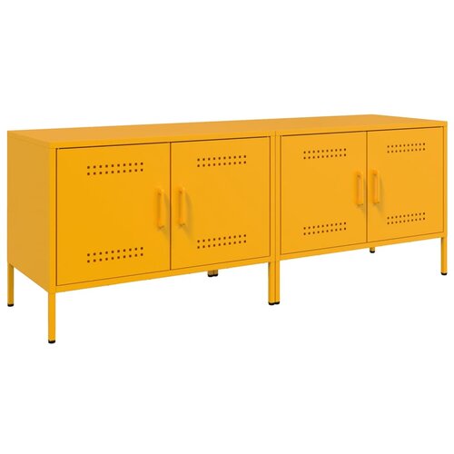 vidaXL TV omarica 2 kosa gorčično rumena 68x39x50,5 cm jeklo, (21323424) Cene