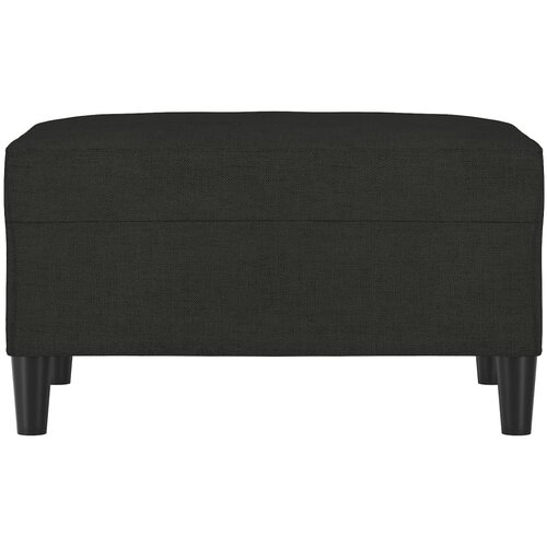  Tabure crni 70 x 55 x 41 cm od tkanine Slike