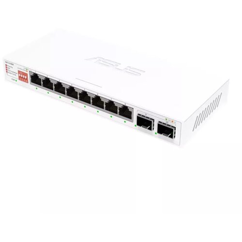 Asus Omrežno stikalo QG-U1080, 8-portno 2.5G in 2-portno 10G SFP+, Plug and Play, enostavna namestitev, (5000166791) Cene