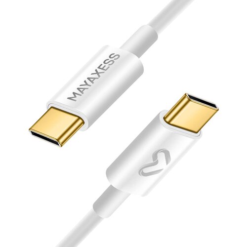 Oem Mayaxess, Kabel1m USB-C polnilni kabel za Samsung Galaxy S25 / S25 Ultra / S25 Plus / S25 SE / S25 Edge, Bela, (5000220157) Cene