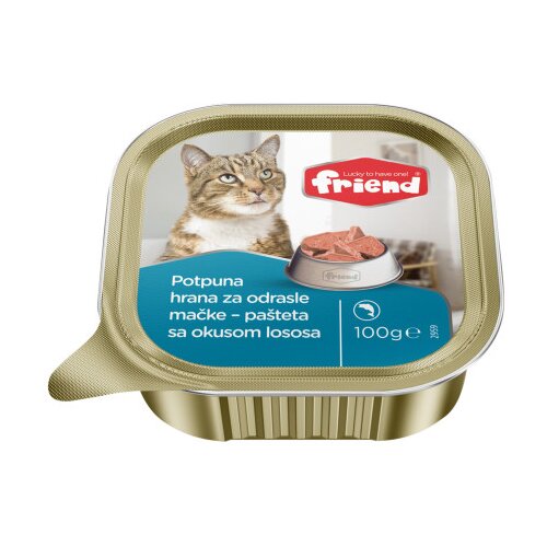 Friend Pa&scaron;teta za mačke sa okusom lososa 100g Cijene