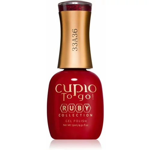 Cupio To Go! Ruby gel lak za nohte z uporabo UV/LED lučke odtenek Passion 15 ml