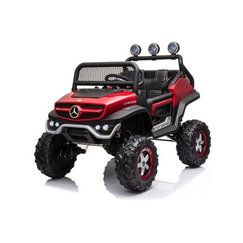  Mercedes unimog mini 4x4 licencirani auto na akumulator Crveni Cene