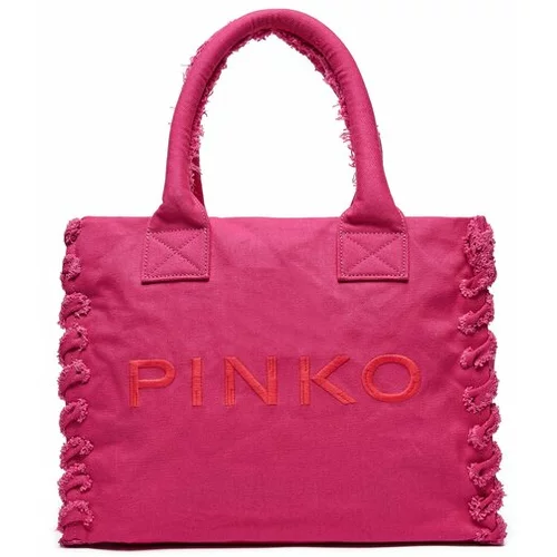 Pinko Ročna torba Beach Shopping PE 24 PLTT 100782 A1WQ Roza