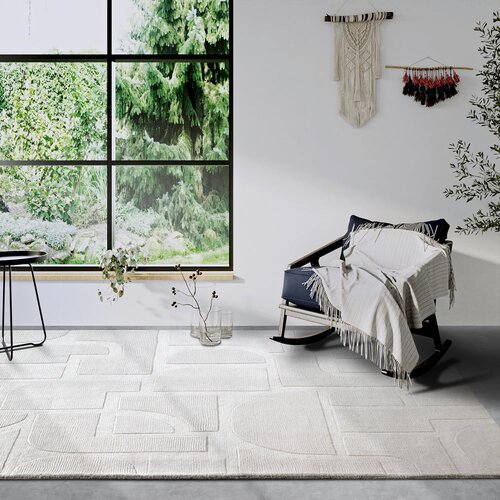 Villeroy &amp;amp; Boch Kremno bela ročno tkana volnena preproga 120x170 cm Alexis &amp;ndash; Slike