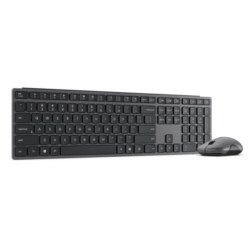 Lenovo 700 Modern keyboard Mouse included Office RF Wireless + Bluetooth US English Grey Cene