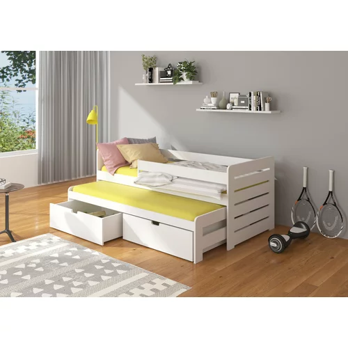 ADRK Furniture dječji krevet tomi s zaštitnom ogradom - 80x180 cm