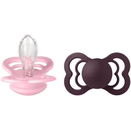 Bibs® simetrična duda supreme silicone baby pink & plum Cene