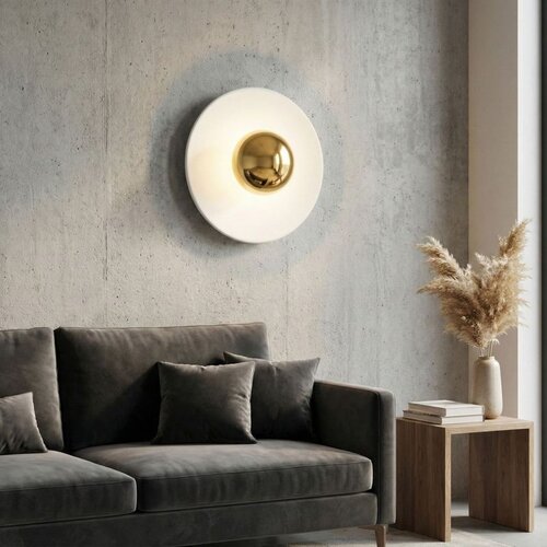 Opviq node - 16150 - bela zlata wall lamp Cene