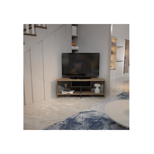 Hanah home tv polica maldiv walnut white Cene