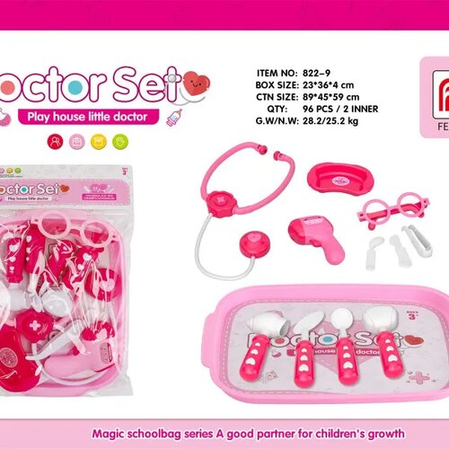 Hk Mini doktorski set, roze Slike