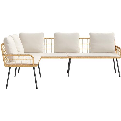 SOFA s jastukom Antracit 173 x 231 x 90cm Čelik Slike