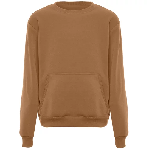 FUMO Sweater majica boja devine dlake (camel)