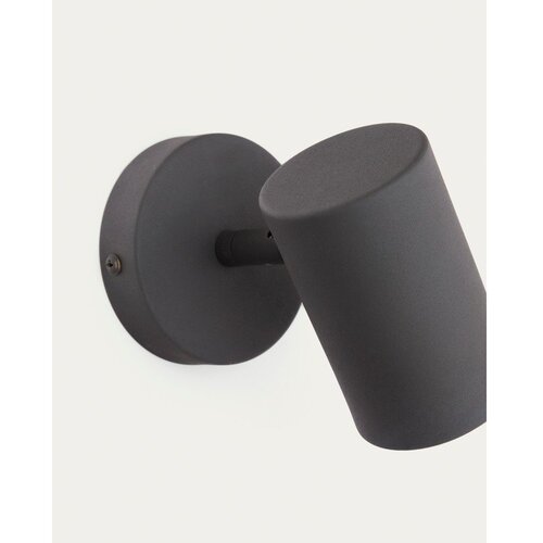 Kave Home Crna metalna zidna lampa Manie &amp;ndash; Slike