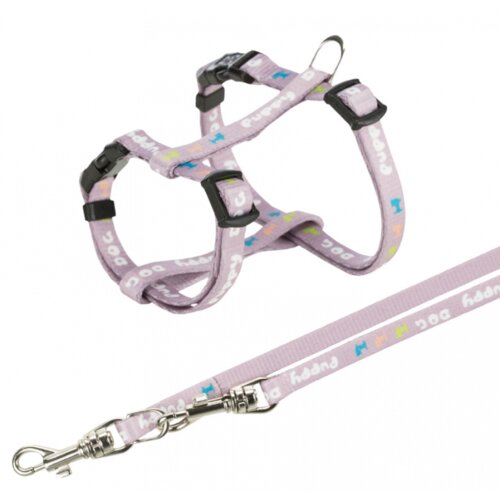 Trixie Garnitura za stence am+povodac 23-34cm/8mm lila Cene