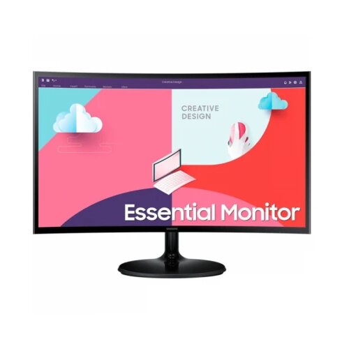 Samsung Monitor Essential Monitor S3 S36C 61 cm (24") FHD VA LED FreeSync ukrivljen, (21363998) Cene