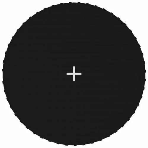 vidaXL Skakalna podloga iz blaga črna za 3,05 m okrogel trampolin, (20989578)