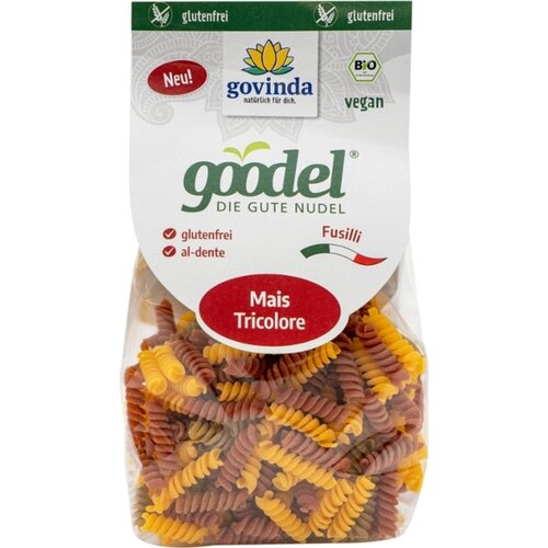 Govinda Goodel Fusilli Tricolore, bio - 250 g Cene