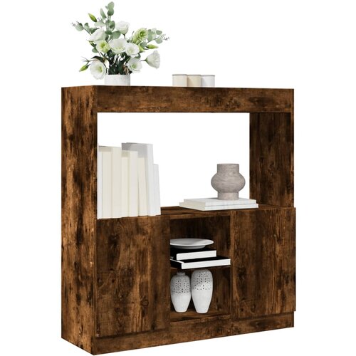 vidaXL Visoka komoda boja hrasta 92x33x100 cm od konstruiranog drva Cijene