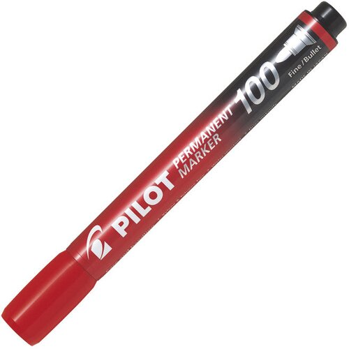 Marker permanentni 1mm okrugli vrh pilot sca-100-r crveni Cene