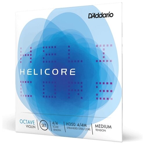 D&amp;#039;Addario H350 4/4M Helicore octave medium - žice za violinu Slike