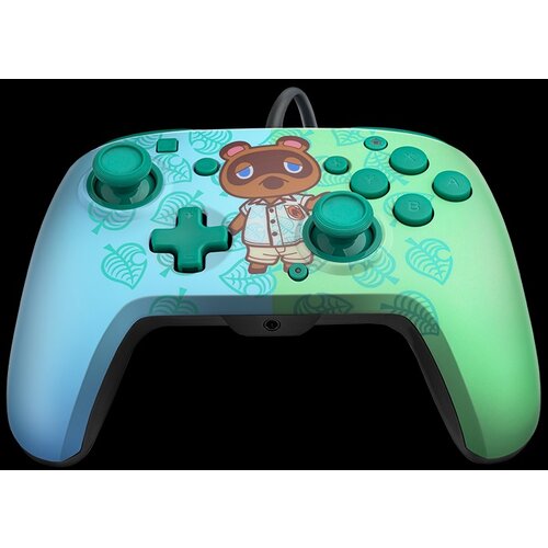 Pdp žični igralni plo&amp;scaron;ček nintendo switch faceoff deluxe kontroler + audio - animal crossing Slike