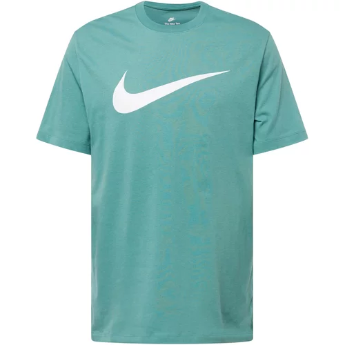 Nike Sportswear Majica 'Swoosh' petrol / bijela