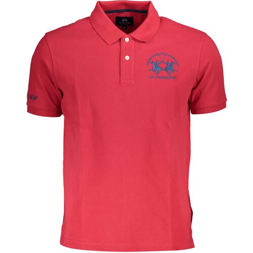 La Martina MEN&amp;amp;#39;S SHORT SLEEVE POLO SHIRT RED Slike