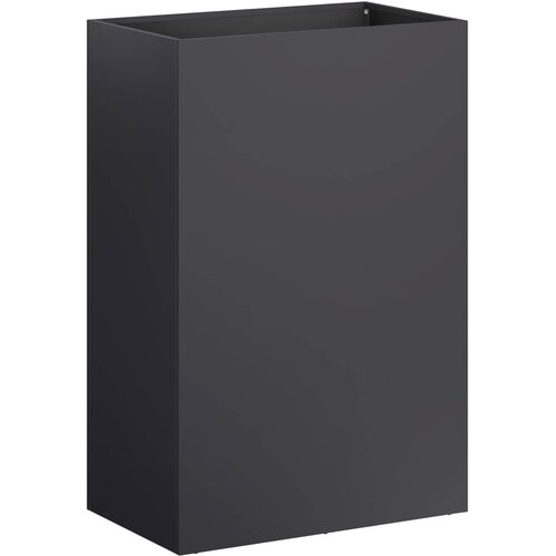 Vrtna saksija Crna 50 x 30 x 75 cm Čelična vrata Slike