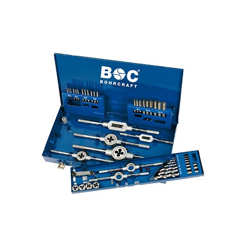 BOHRCRAFT set ureznica i nareznica M3-M12 sa okretačima i burgijama 44-delni GW12 60001410044 Cene