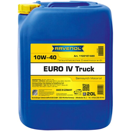 RAVENOL Motorno ulje Euro IV Truck 10W-40, 20 l Cene