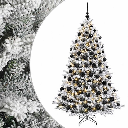  Umjetno božićno drvce s kuglicom 120 LED lampica Slike