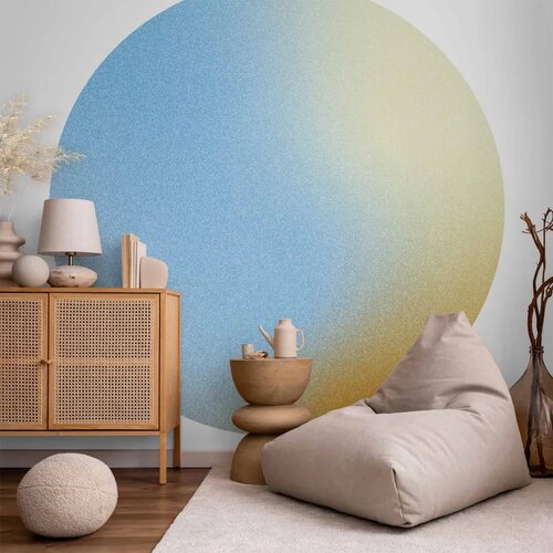  Okrugla fototapeta - Energetic gradient &ndash; gradient composition in vivid colours 140x140 Cijene