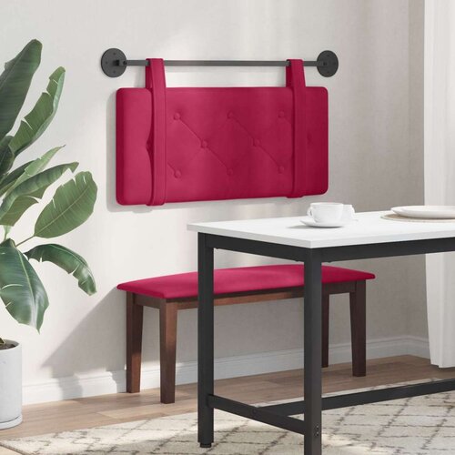  Držeće uzglavlje Zidne Vinska crvena 90 x 55 x 5 cm Bar&amp;scaron;un - boja crnog vina 80 cm bez LED Slike