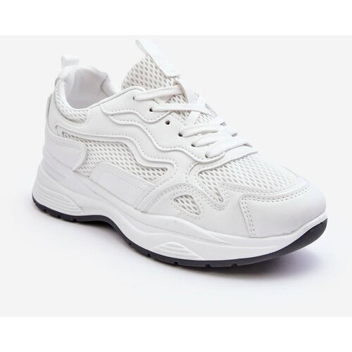 Kesi Women's sports shoes Sneakersy on the platform White Lomare ...