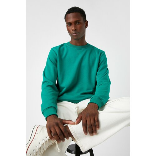 Koton Sweatshirt - Green - Regular Slike