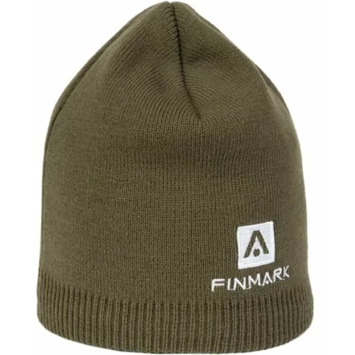 Finmark WINTER HAT Zimska pletena kapa, khaki, veličina