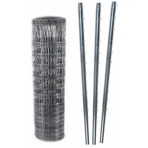 Aquagart 150m divja ograja gozdarska ograja 160/20/15+ stebri za ograjo Z-profil, (22076473) Slike