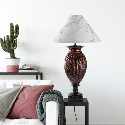 Opviq ELEGANZE-5302 brownwhite table lamp Cene